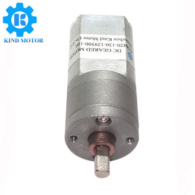 Karbon Fırça Motoru Dc, 3.8W Dişli Motor 12v Yüksek Tork 6300gCm