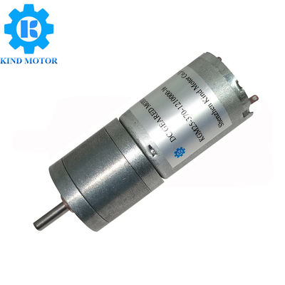 25mm Mikro DC Redüktörlü Motor 100 rpm 4mm D milli
