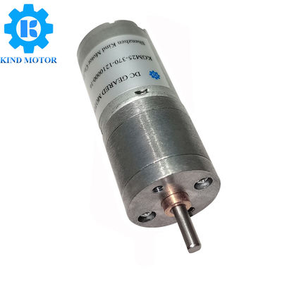 25D Mm Mikro DC Dişli Motor, 0.85Nm Durma Torklu 6v Dişli Dc Motor
