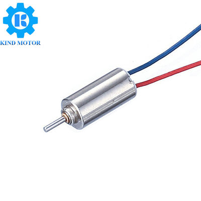 Çoklu Uygulama için 8mm Çap DC Çekirdeksiz Motor Çift Şaft 20000rpm