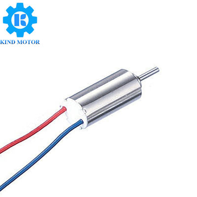 Çoklu Uygulama için 8mm Çap DC Çekirdeksiz Motor Çift Şaft 20000rpm