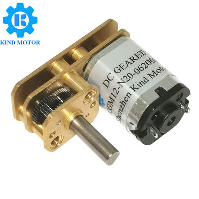 Paslanmaz Çelik Dik Açı DC Dişli Motor 3.2KgCm Durak Tork Karbon Fırçalı