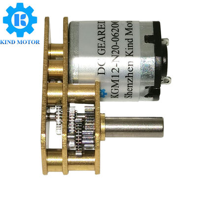 10 × 24mm Şanzıman ile U Şaft Dik Açı DC Dişli Motor 16.5g Ağırlık