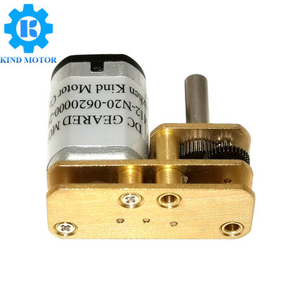 10 × 24mm Şanzıman ile U Şaft Dik Açı DC Dişli Motor 16.5g Ağırlık