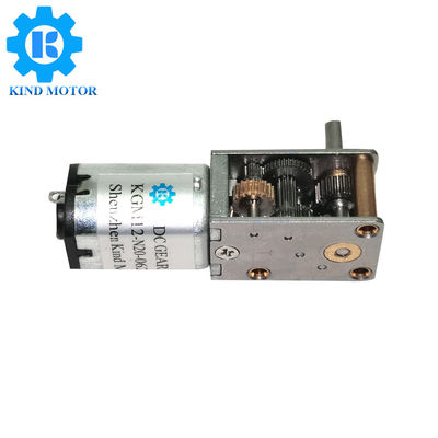 12 Volt Dişli Motor Dik Açı 2.2kgCm Nominal Tork 2.1W Çıkış Gücü