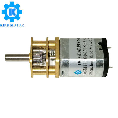 13mm Küçük Dişli Motor Yüksek Tork, 26g Fırçalı Dc Motor 12v