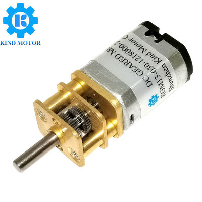 13mm Küçük Dişli Motor Yüksek Tork, 26g Fırçalı Dc Motor 12v