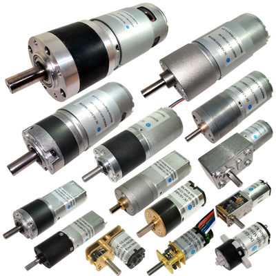 24V DC Sonsuz Dişli Motoru Rs370 Ev Aletleri İçin Düşük Gürültülü Karbon Fırçalı