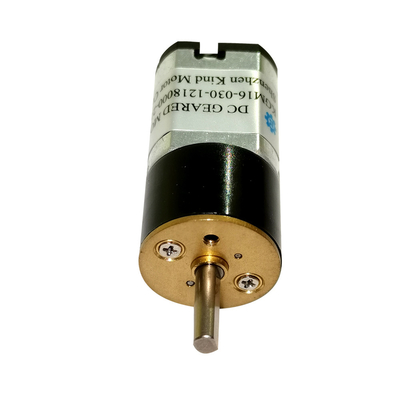 13mm Küçük Yüksek Torklu Dc Dişli Motoru 12v Karbon fırçalanmış