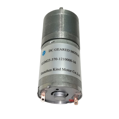 25x4mm Merkezi Uzun Şaft Fırçalı Dişli Motor 5000rpm Toz Geçirmez
