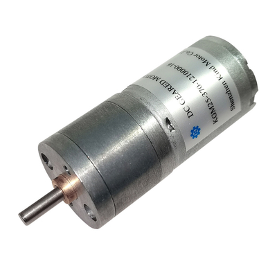 25x4mm Merkezi Uzun Şaft Fırçalı Dişli Motor 5000rpm Toz Geçirmez