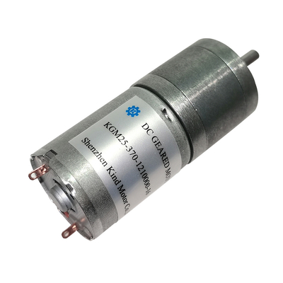 25x4mm Merkezi Uzun Şaft Fırçalı Dişli Motor 5000rpm Toz Geçirmez