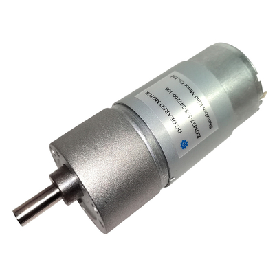 Eksantrik Çıkışlı 37mm Düşük Devirli Redüktörlü Motor 12Kg.cm Paslanmaz Çelik