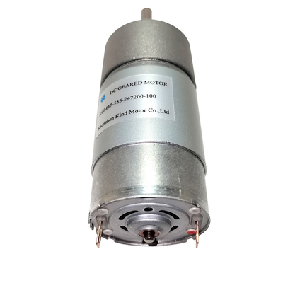 Eksantrik Çıkışlı 37mm Düşük Devirli Redüktörlü Motor 12Kg.cm Paslanmaz Çelik