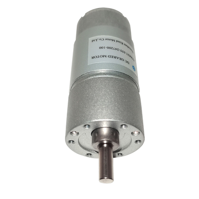 Eksantrik Çıkışlı 37mm Düşük Devirli Redüktörlü Motor 12Kg.cm Paslanmaz Çelik