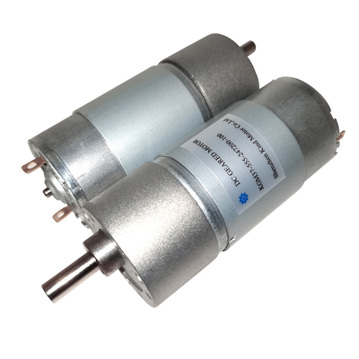 Eksantrik Çıkışlı 37mm Düşük Devirli Redüktörlü Motor 12Kg.cm Paslanmaz Çelik