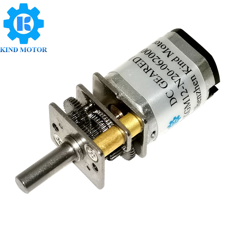 Mikro DC Dönüştürme Motor 1 10-1 1000 Dönüştürme oranı 3V-12V Voltaj 10-2000 RPM 4 Montaj delikleri