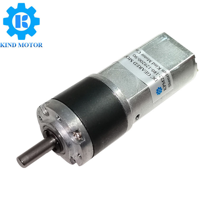 Yüksek tork düşük hızlı mikro 22mm kpm22-180 dc 6v 12v 24volt metal gezegen vites azaltıcı motoru