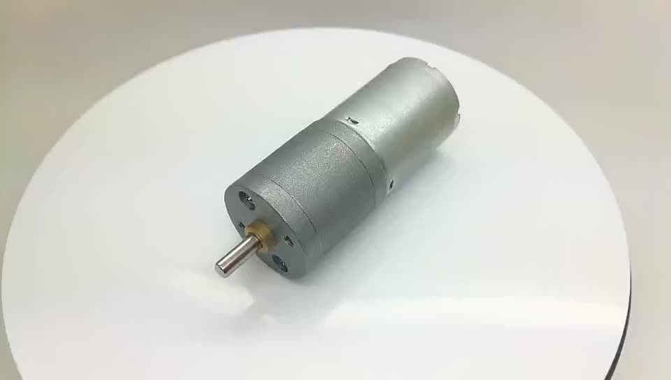 gm25 370 25mm yüksek torklu 12v 24v dc dişli motoru 5rpm 80rpm 600rpm
