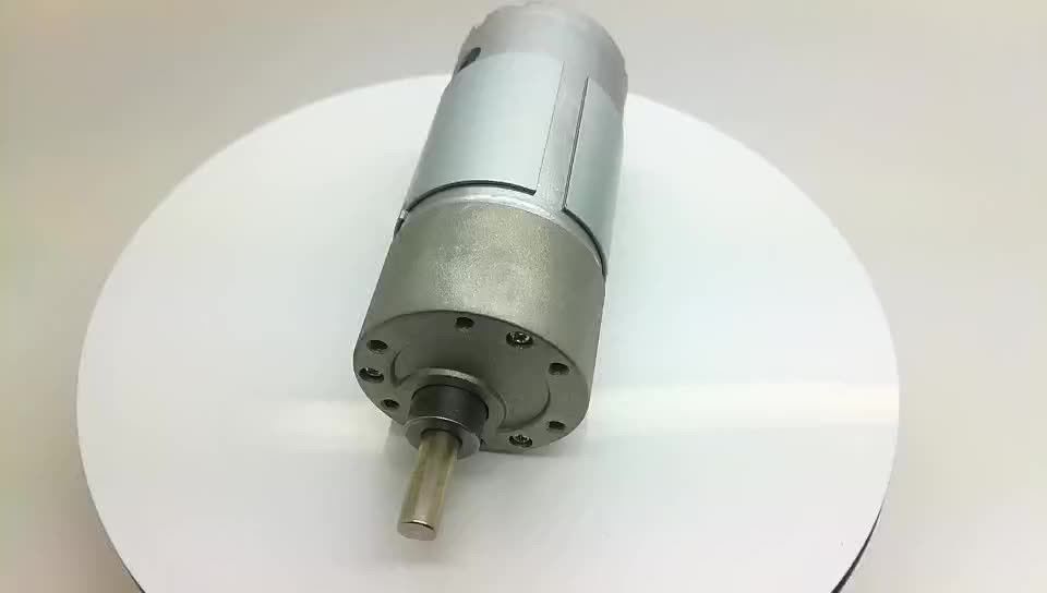 37mm vites kutusu 6v 12v 60rpm 150 rpm 175 rpm dc vites motoru eksantrik şaft yüksek tork