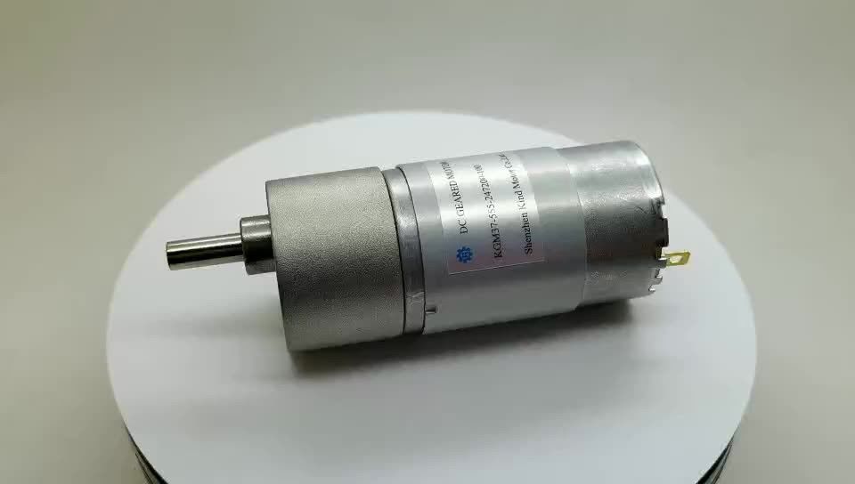 Düşük gürültülü karbon fırça gm37-555 dia 35mm 37mm 24v 100rpm 300 rpm dc vitesli elektrikli motor 12v 27720