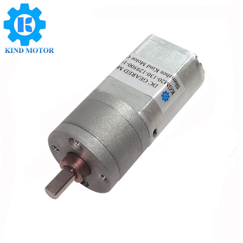 Çoklu Uygulama için Metal 12v Dc Dişli Motor 300 Rpm 4000gcm Anma Torku