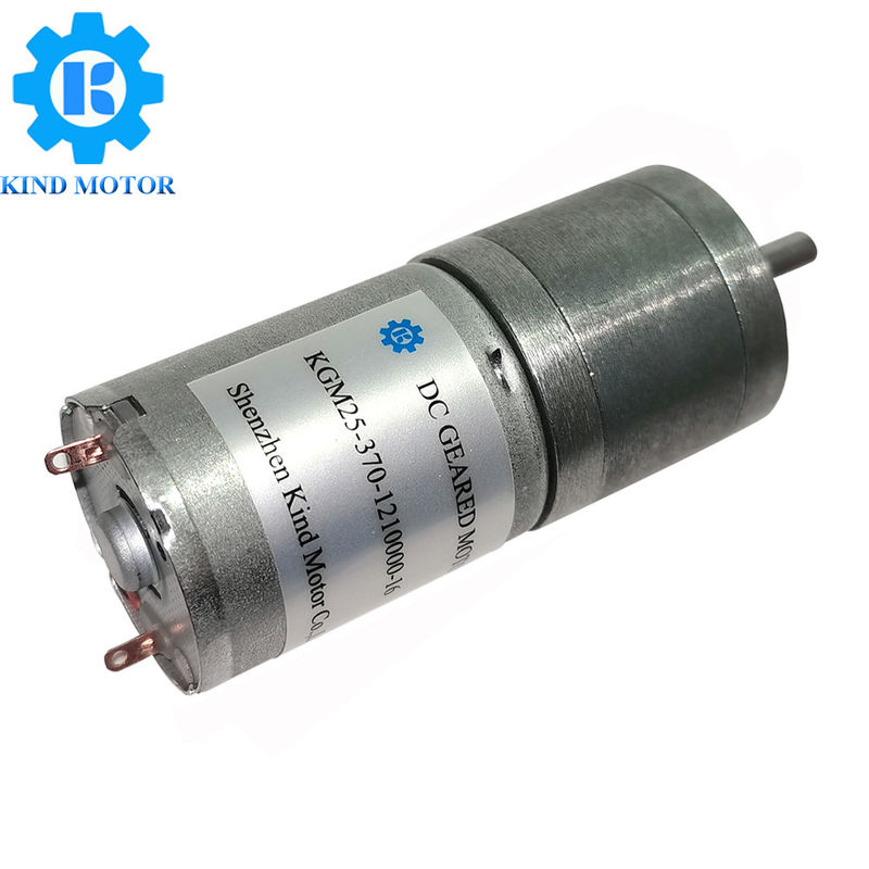25D Mm Mikro DC Dişli Motor, 0.85Nm Durma Torklu 6v Dişli Dc Motor