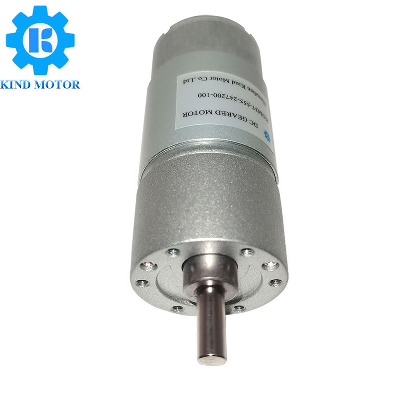 Düşük Gürültülü Mikro DC Motor Düşük Devir 12 Volt Yüksek Tork 1.2Nm