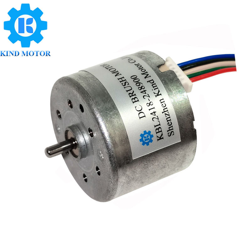 2mm mil düşük gürültü 24mm bl2418 dc 6v 12v 14.4v 18v 24v bilyalı rulmanlar kodlayıcı ile fırçasız motor