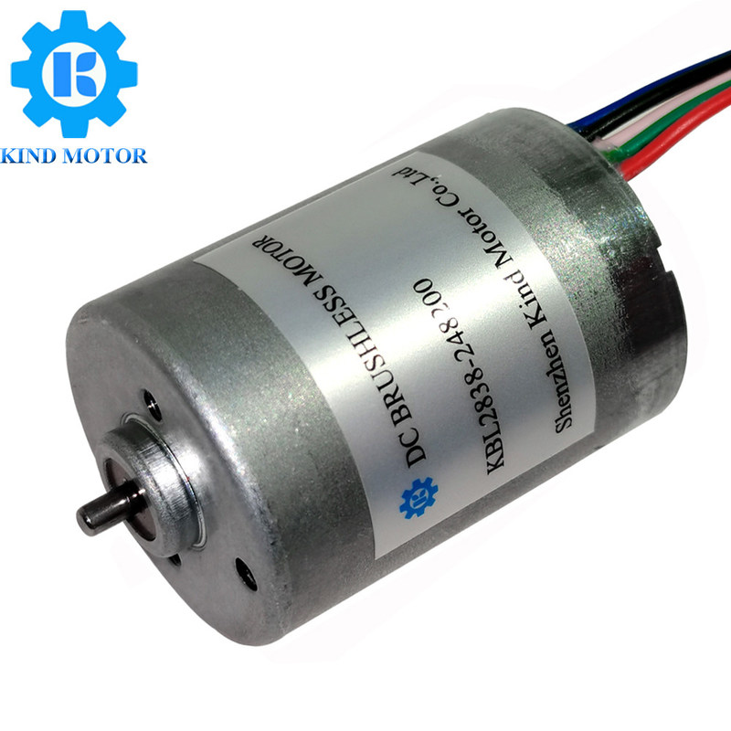 Yüksek verimli kalıcı mıknatıs 2838 dc nidec 5w 10w motor fırçasız dc pwm 6 7.4 8 12 14.4 18 24 volt