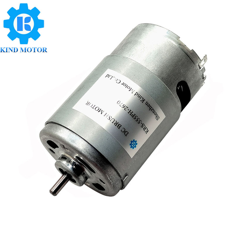Pmdc Çift Çıkışlı 3.175mm Mil Dc 12v 14.4v 18v 24v RC555 RC-555 Karbon Fırçalı Motorlar