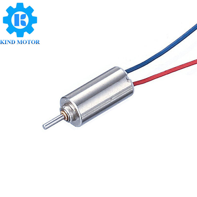Çoklu Uygulama için 8mm Çap DC Çekirdeksiz Motor Çift Şaft 20000rpm