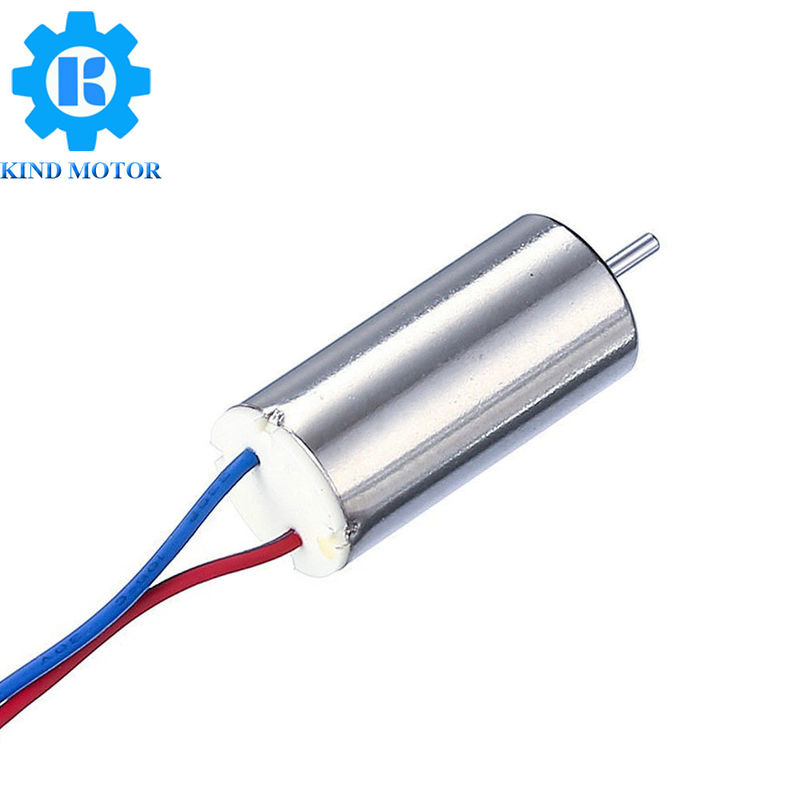 12ppr Encoder ile 12v DC Çekirdeksiz Motor Çift Şaft 1W Çıkış Gücü