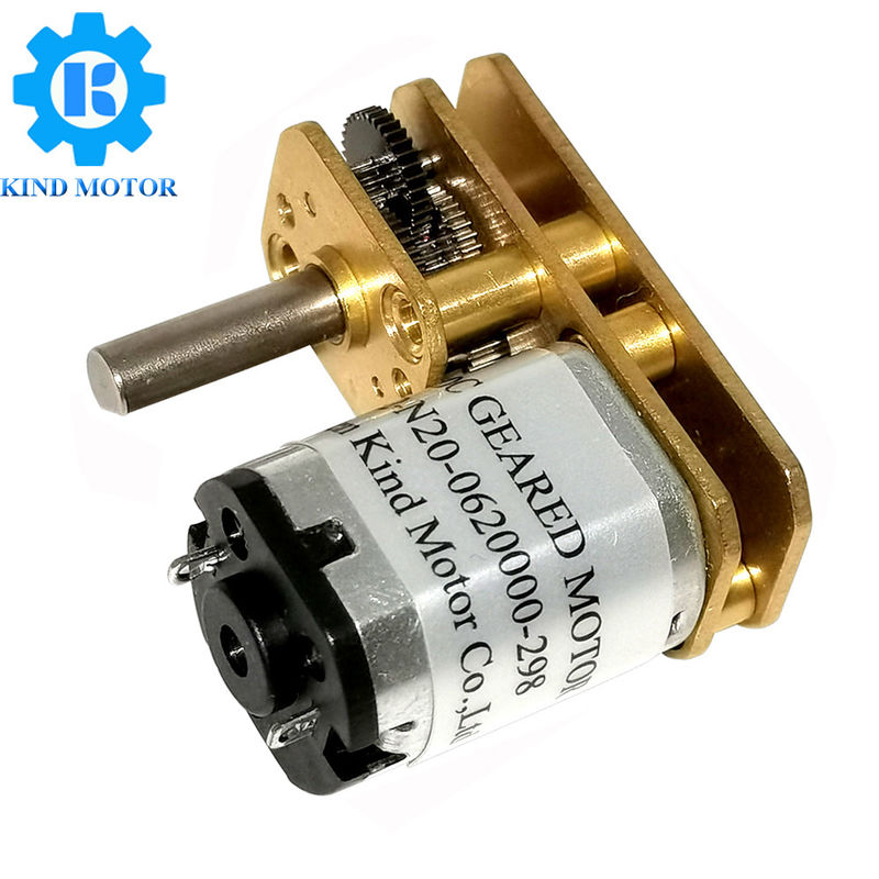 10 × 24mm Şanzıman ile U Şaft Dik Açı DC Dişli Motor 16.5g Ağırlık
