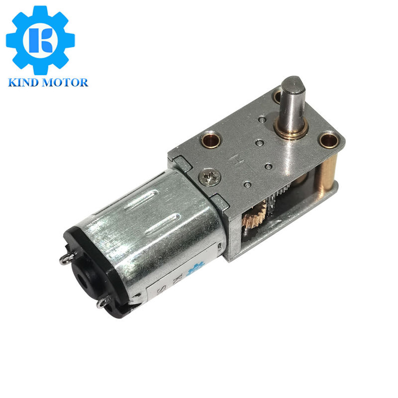 12 Volt Dişli Motor Dik Açı 2.2kgCm Nominal Tork 2.1W Çıkış Gücü