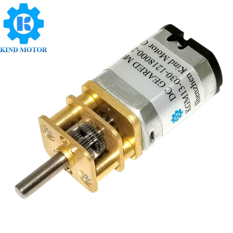 13mm Küçük Dişli Motor Yüksek Tork, 26g Fırçalı Dc Motor 12v
